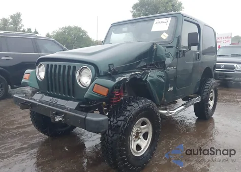 1999 Jeep Wrangler Se из США, поврежденный, VIN 1J4FY29P9XP472398